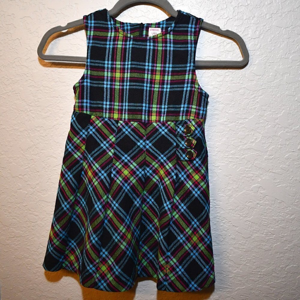 Gymboree Plaid Toddler Girls Jumper Size L (5 years)